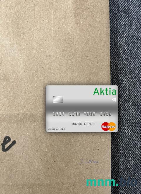 Finland Aktia Savings bank wygląd zdjęcia mastercard skan PSD + zdjęcie